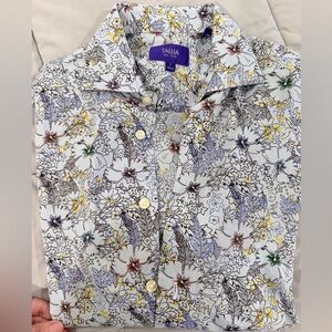 Tallia 100% Cotton Men's Floral Print long sleeve Shirt - Multicolor